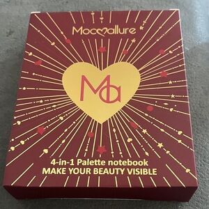 4-in-1 Palette Notebook - Red and Gold
